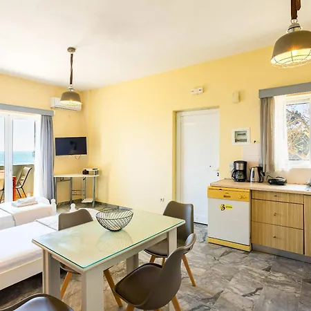 Beachfront Nest Memi Koroni-seaheaven House A1 *