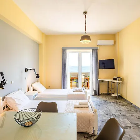 아파트 Beachfront Nest Memi Koroni-seaheaven House A1 *